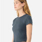 BELLA  CANVAS 1010 Women's Micro Rib Baby Tee - Side view