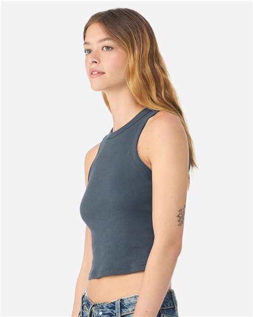 BELLA  CANVAS 1019 Women's Micro Rib Racer Tank - Side view