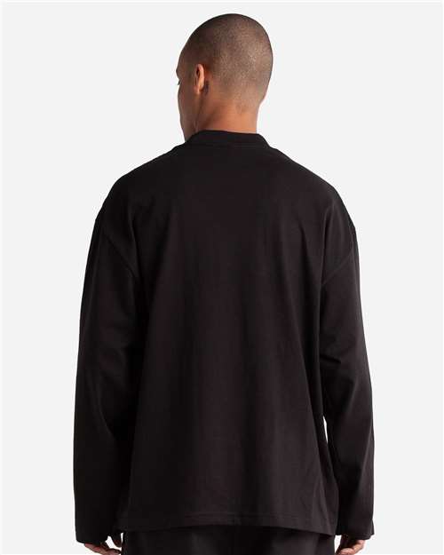 Shaka Wear SHMOL Unisex Max Heavyweight Oversized Long Sleeve Tee - Back view
