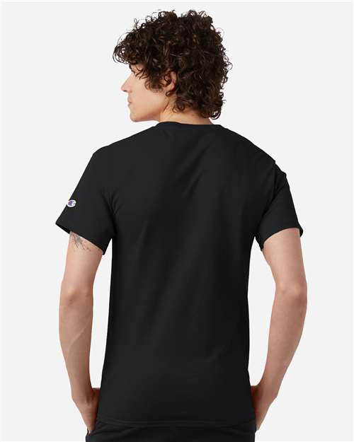 Champion CH1000 Unisex Jersey T-Shirt - Back view