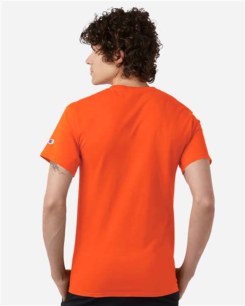 Champion CH1000 Unisex Jersey T-Shirt - Back view
