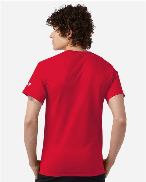 Champion CH1000 Unisex Jersey T-Shirt - Back view