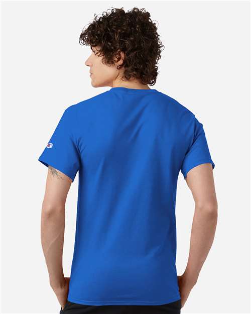 Champion CH1000 Unisex Jersey T-Shirt - Back view