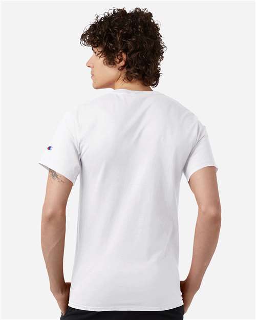 Champion CH1000 Unisex Jersey T-Shirt - Back view