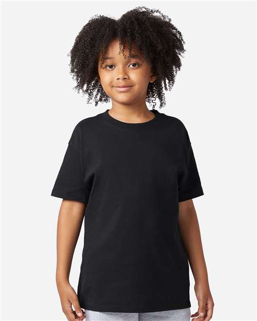 Champion CH1081 Youth Jersey T-Shirt - Front view