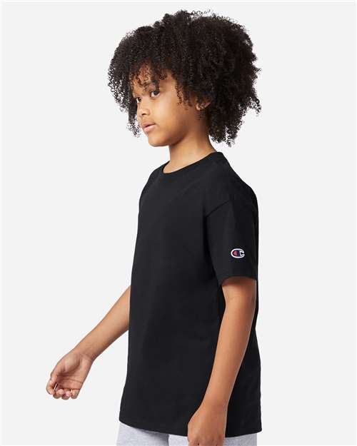 Champion CH1081 Youth Jersey T-Shirt - Side view