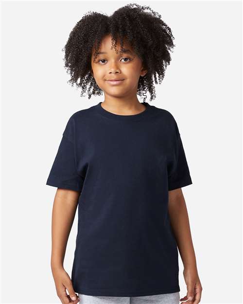 Champion CH1081 Youth Jersey T-Shirt - Front view