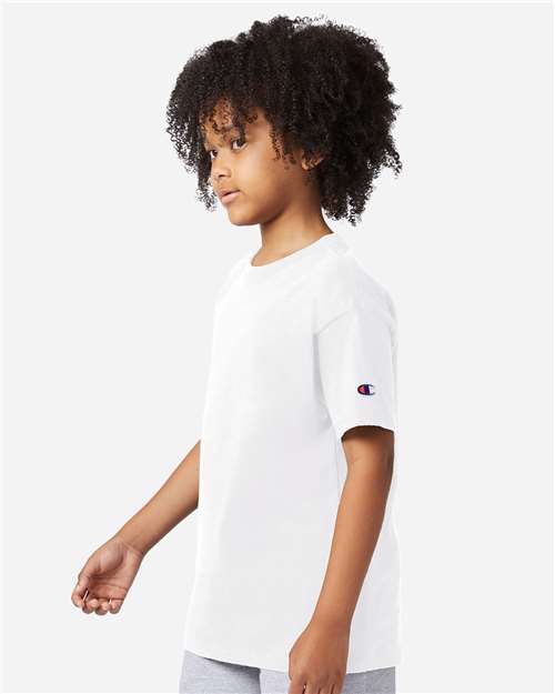 Champion CH1081 Youth Jersey T-Shirt - Side view