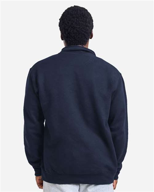 Gildan 18810 Unisex Heavy Blend? Quarter-Zip Sweatshirt - Back view