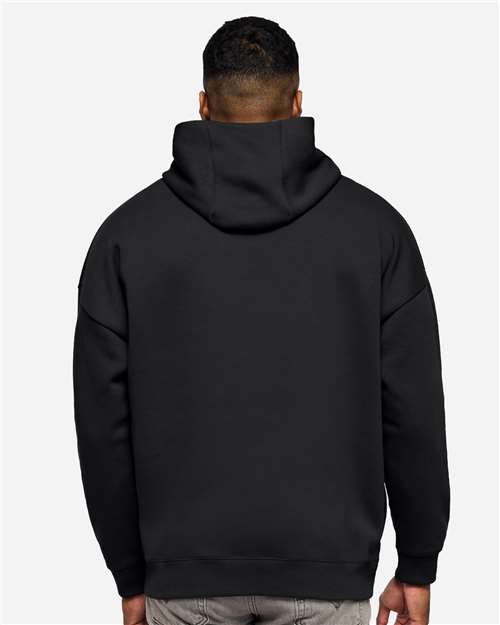 LAT 6956 Unisex Heavyweight Hoodie Sweatshirt - Back view