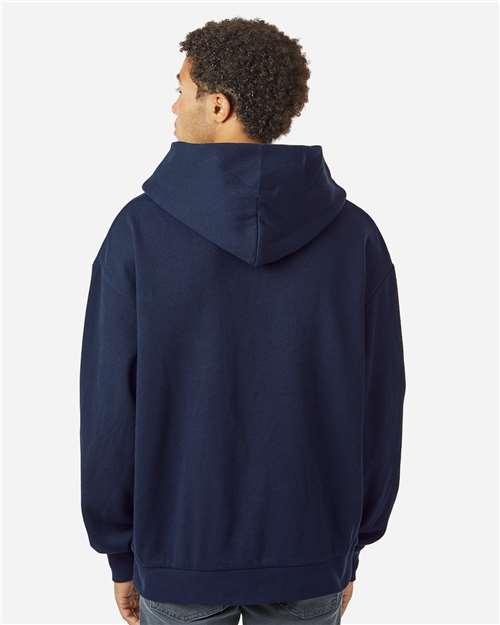 Independent Trading Co. IND280SL Unisex Avenue Midweight Hooded Sweatshirt - Back view