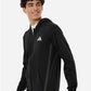 Adidas AT208 Men's Game & Go Fleece Full-Zip Hooded Sweatshirt - Side view