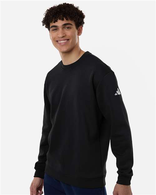 Adidas AT200 Men's Fleece Crewneck Sweatshirt - Side view