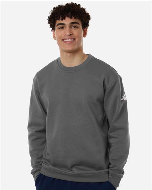 Adidas AT200 Men's Fleece Crewneck Sweatshirt - Front view