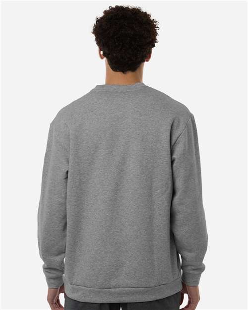 Adidas AT200 Men's Fleece Crewneck Sweatshirt - Back view