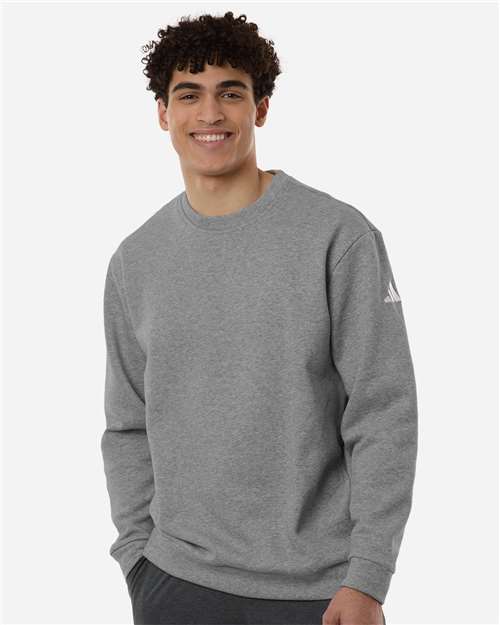 Adidas AT200 Men's Fleece Crewneck Sweatshirt - Front view