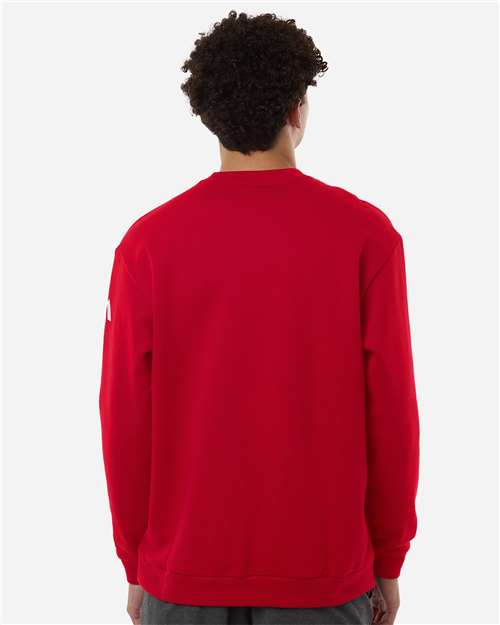 Adidas AT200 Men's Fleece Crewneck Sweatshirt - Back view