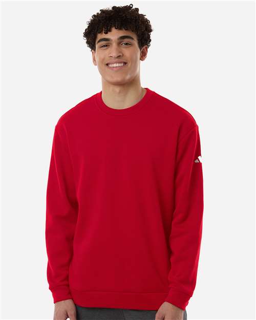 Adidas AT200 Men's Fleece Crewneck Sweatshirt - Front view