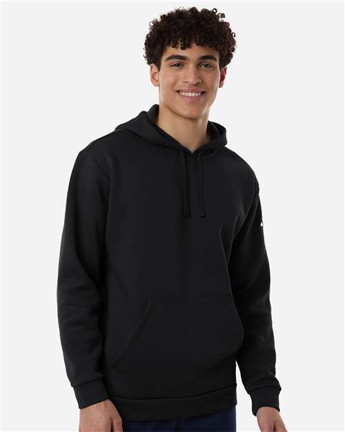 Adidas AT203 Men's Fleece Hooded Sweatshirt - Front view
