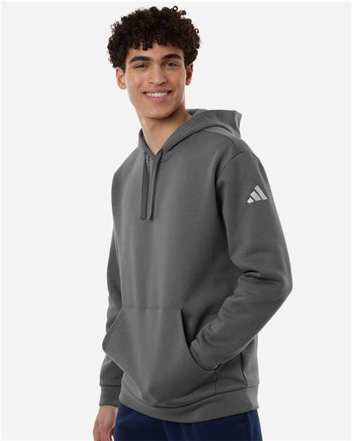 Adidas AT203 Men's Fleece Hooded Sweatshirt - Side view