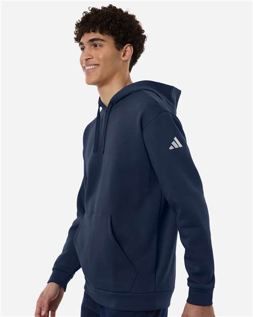 Adidas AT203 Men's Fleece Hooded Sweatshirt - Side view