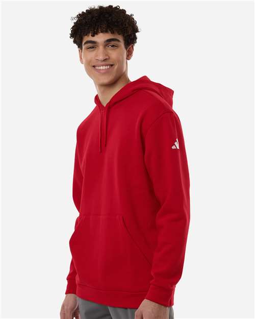 Adidas AT203 Men's Fleece Hooded Sweatshirt - Side view