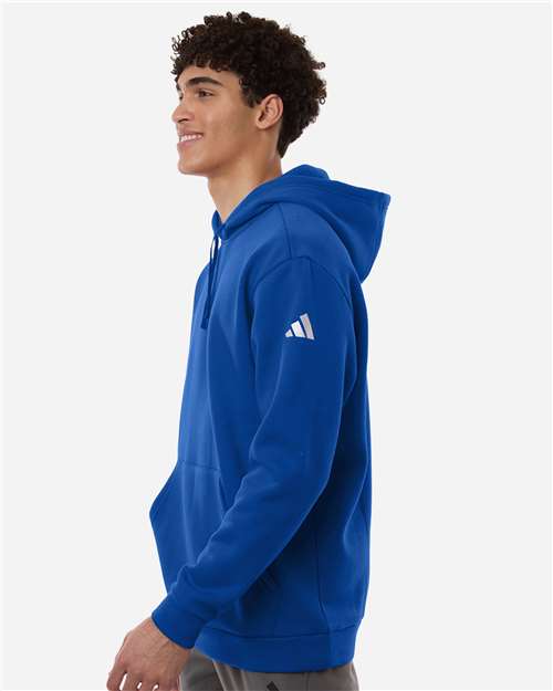 Adidas AT203 Men's Fleece Hooded Sweatshirt - Side view