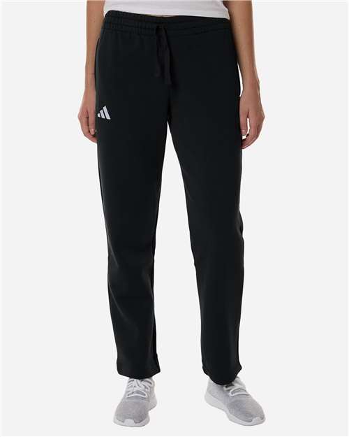 Adidas AT216 Women's Fleece Sweatpants - Front view