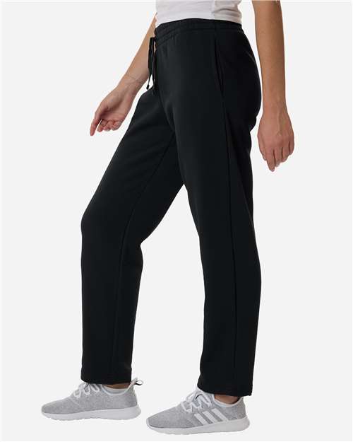Adidas AT216 Women's Fleece Sweatpants - Side view