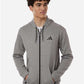 Adidas AT208 Men's Game & Go Fleece Full-Zip Hooded Sweatshirt - Front view