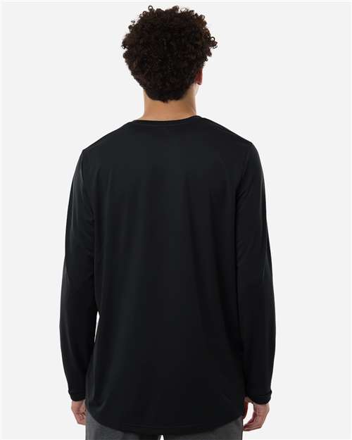 Adidas AT104 Men's Pregame Long Sleeve T-Shirt - Back view