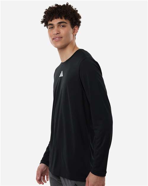 Adidas AT104 Men's Pregame Long Sleeve T-Shirt - Side view