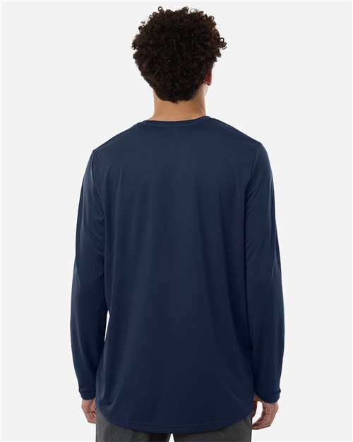 Adidas AT104 Men's Pregame Long Sleeve T-Shirt - Back view