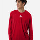 Adidas AT104 Men's Pregame Long Sleeve T-Shirt - Front view