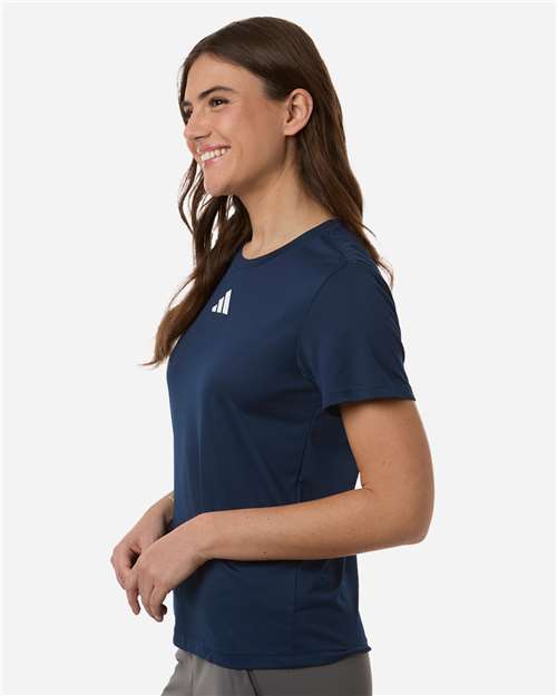 Adidas AT102 Women's Pregame T-Shirt - Side view