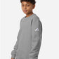 Adidas AT202 Youth Fleece Crewneck Sweatshirt - Side view