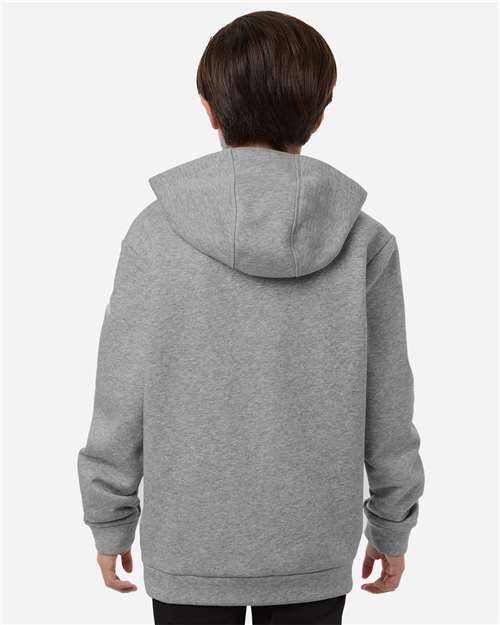 Adidas AT205 Youth Fleece Hooded Sweatshirt - Back view
