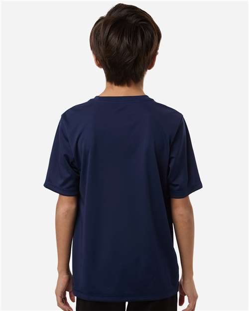 Adidas AT103 Youth Pregame T-Shirt - Back view