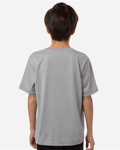 Adidas AT103 Youth Pregame T-Shirt - Back view