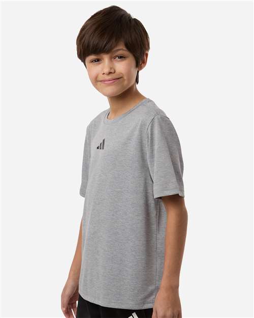 Adidas AT103 Youth Pregame T-Shirt - Side view