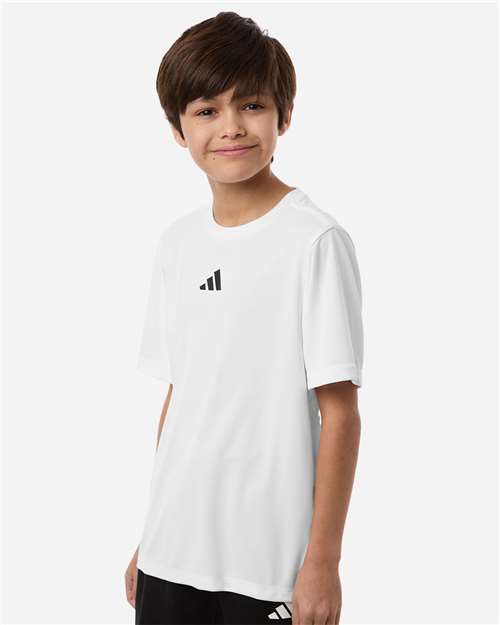 Adidas AT103 Youth Pregame T-Shirt - Side view