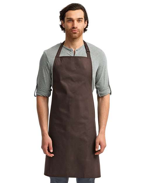 Artisan Collection by Reprime RP150 Recycled Bib Apron - Front view