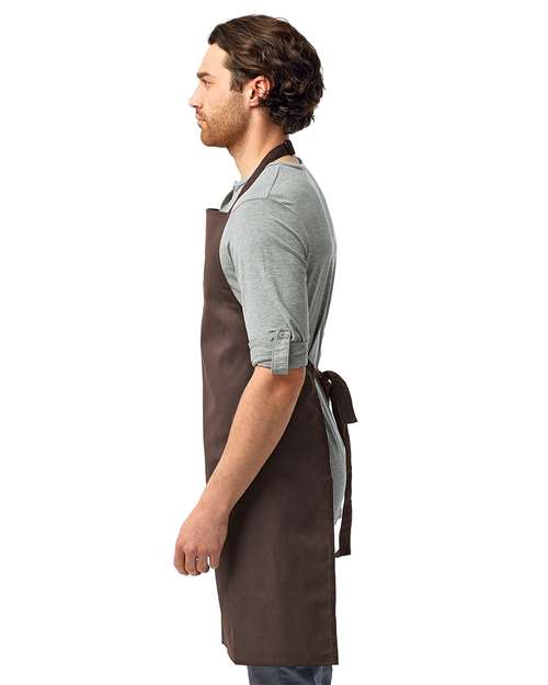 Artisan Collection by Reprime RP150 Recycled Bib Apron - Side view