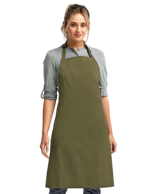 Artisan Collection by Reprime RP150 Recycled Bib Apron - Front view