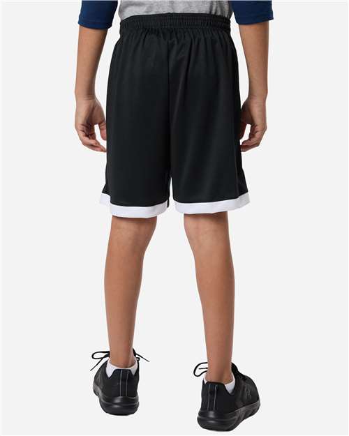 Badger 2301 Youth On The Rise Shorts - Back view