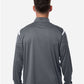 Badger 4265 Men's On The Rise Quarter-Zip Pullover - Back view