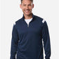 Badger 4265 Men's On The Rise Quarter-Zip Pullover - Front view