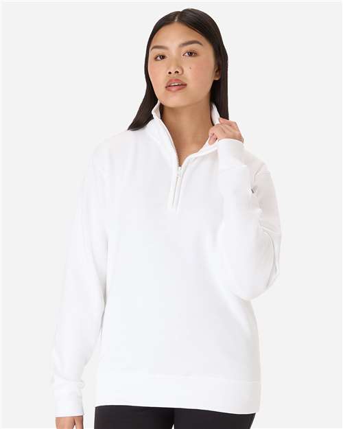 Champion S450 Unisex Powerblend? Quarter-Zip Pullover - Front view