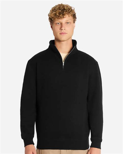 Lane Seven LS14014 Unisex Premium Quarter-Zip Pullover - Front view