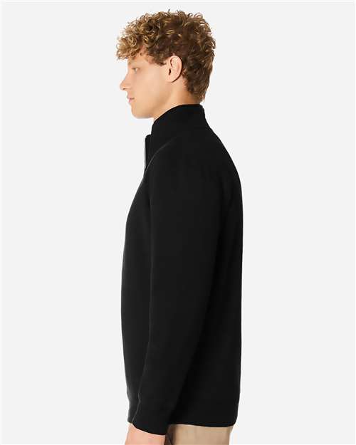 Lane Seven LS14014 Unisex Premium Quarter-Zip Pullover - Side view